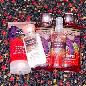Thousand wishes bath and body works lot